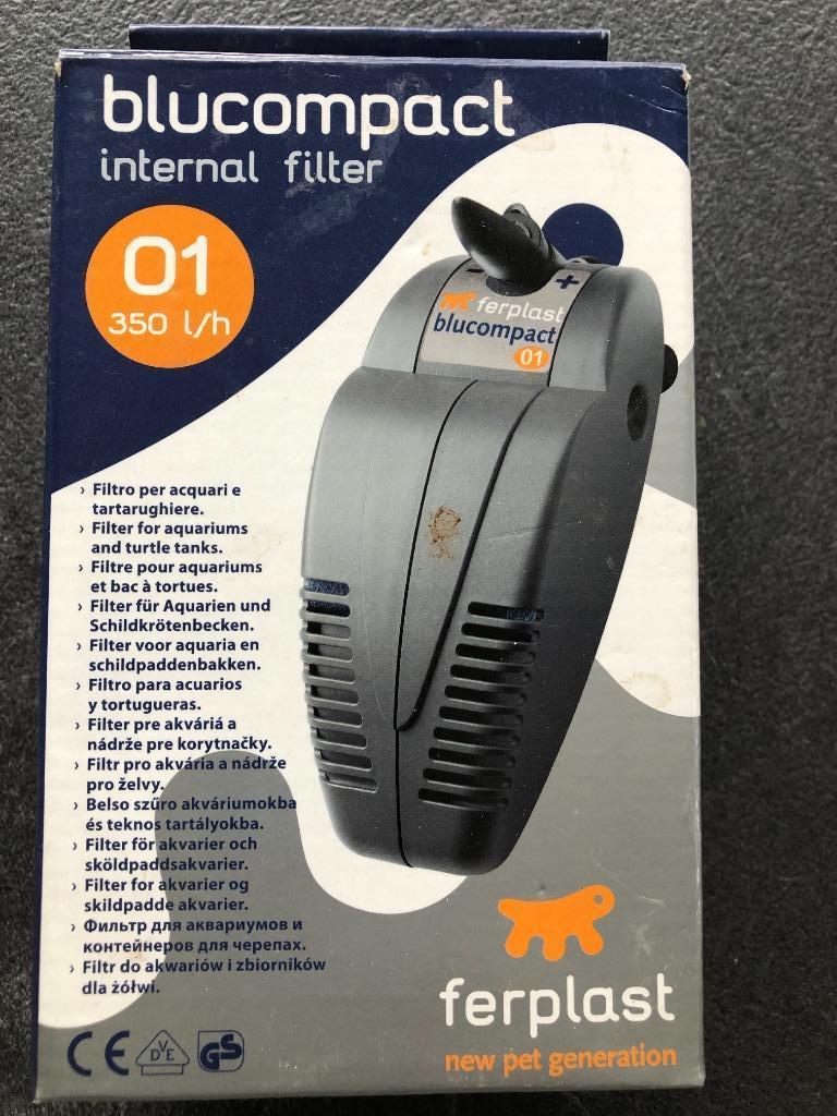 Aquarium filterpomp Ferplast Blucompact 01 (350l/u), Dieren en Toebehoren, Ophalen, Gebruikt