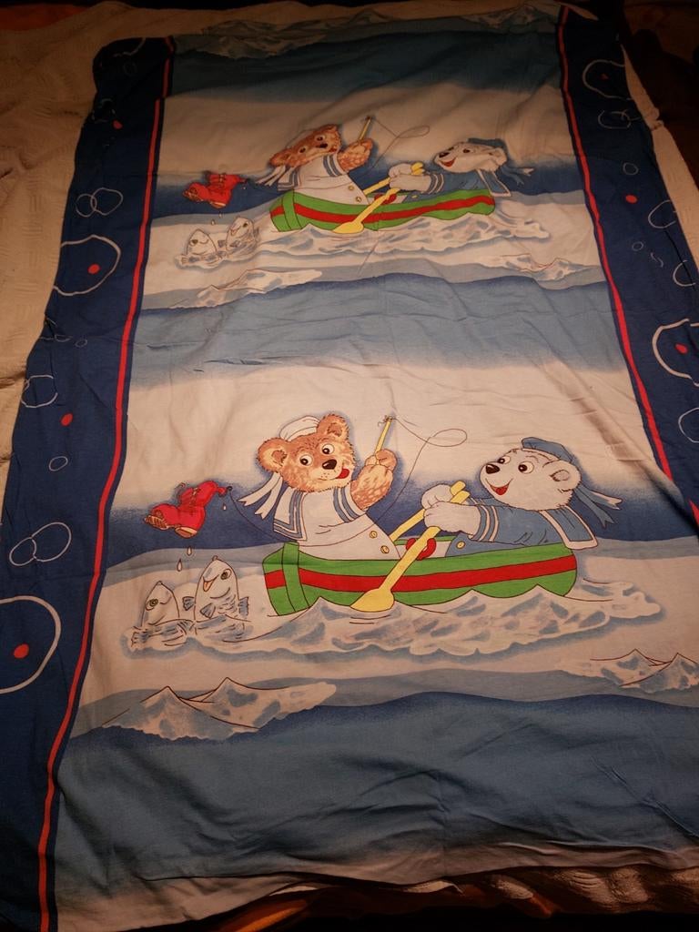 Housse couette + taie lit enfant