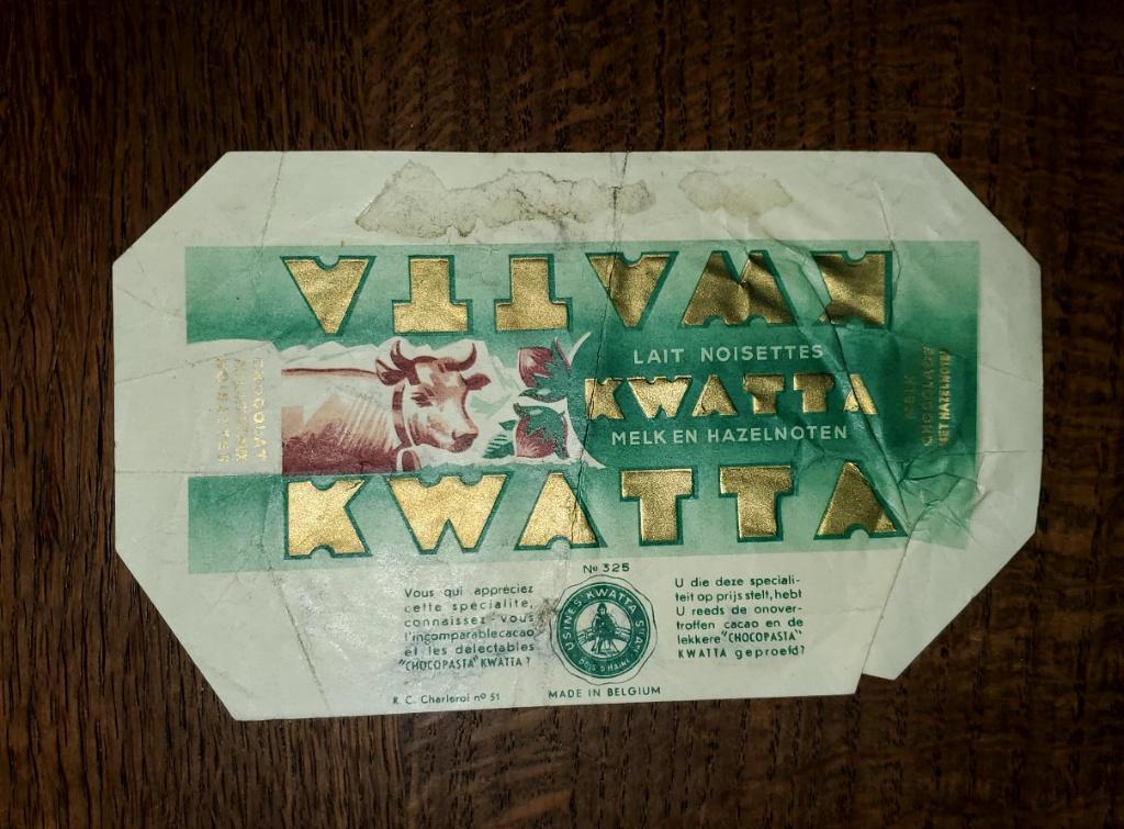 Emballage Kwatta chocolaterie à Bois d'Haine., Enlèvement ou Envoi, Utilisé, Emballage