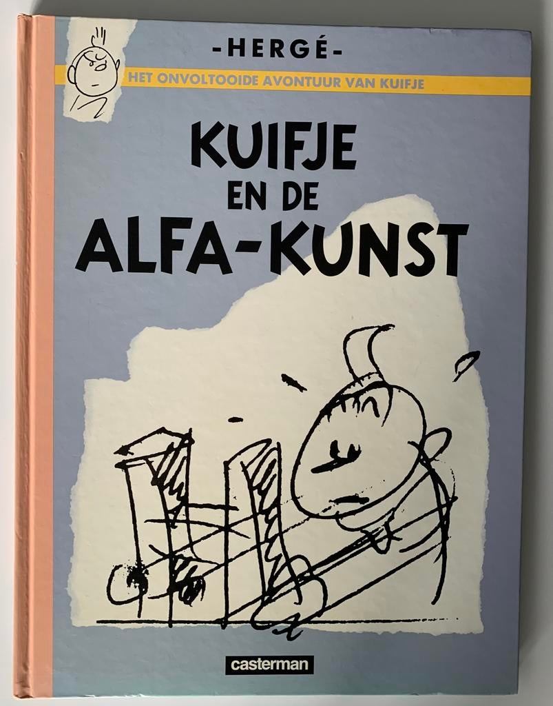 Kuifje en de Alfa Kunst - Groot formaat, Boeken, Ophalen of Verzenden, Zo goed als nieuw