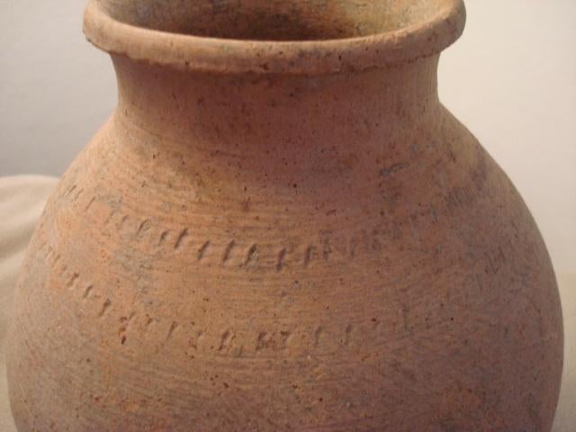 Archeologie - Antiek - Opgravingsobject - BOLVORMIGE VAAS, Ophalen