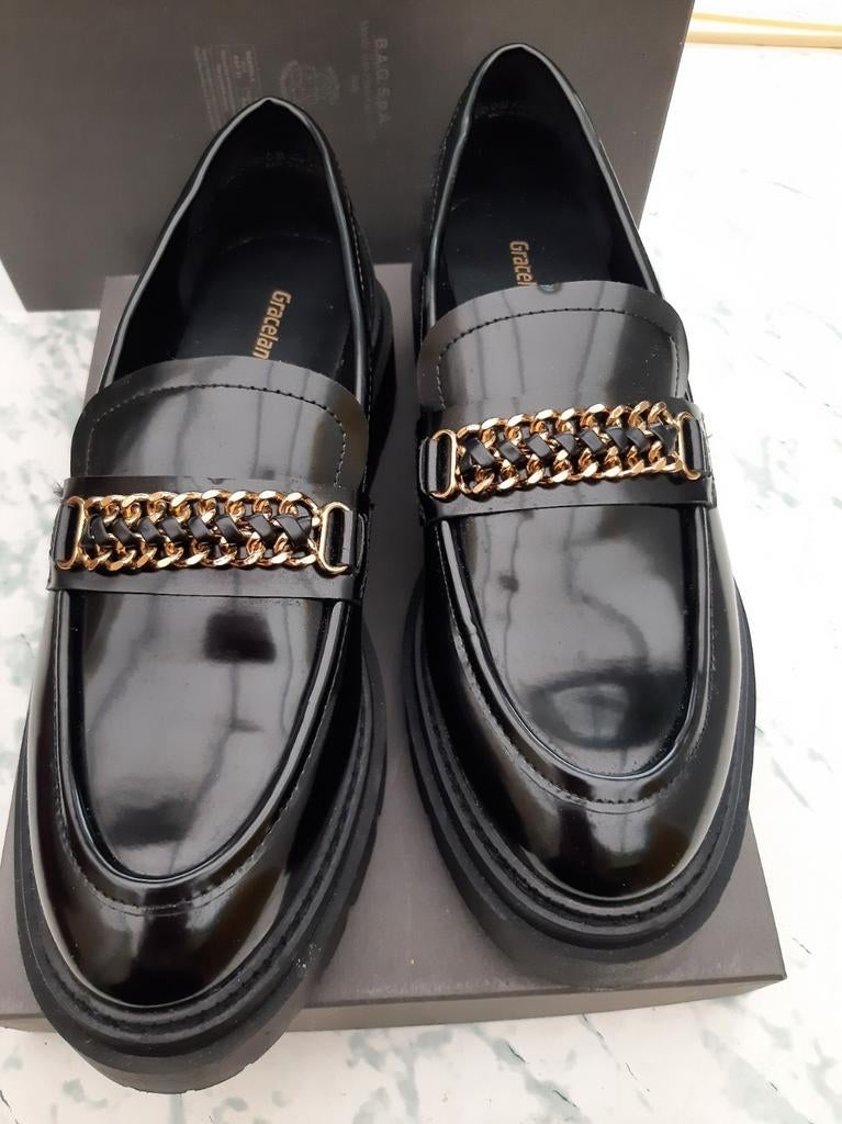 Zwarte schoenen, Enlèvement ou Envoi, Comme neuf, Graceland, Sabots