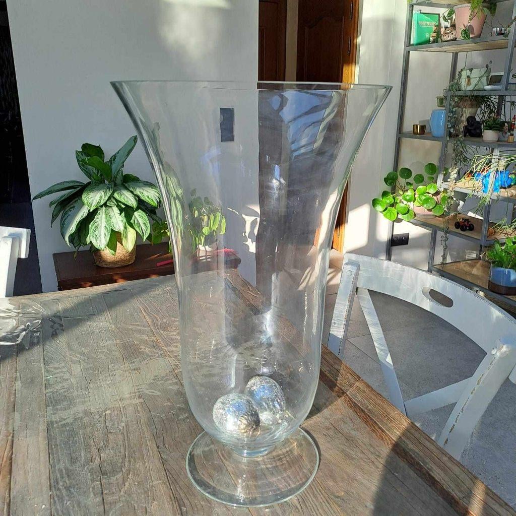 Grote glazen vaas, Enlèvement, Utilisé, Verre, 50 à 75 cm