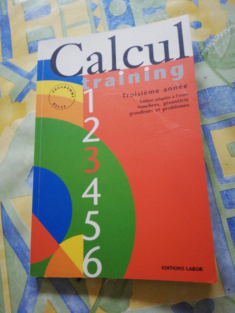 Calcul training 3e primaire., Enlèvement ou Envoi, Comme neuf, Primaire