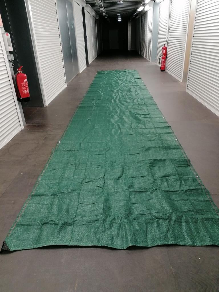 Écran de confidentialité/toile d'ombrage verte. Entièrement, Jardin & Terrasse, Enlèvement ou Envoi, Comme neuf