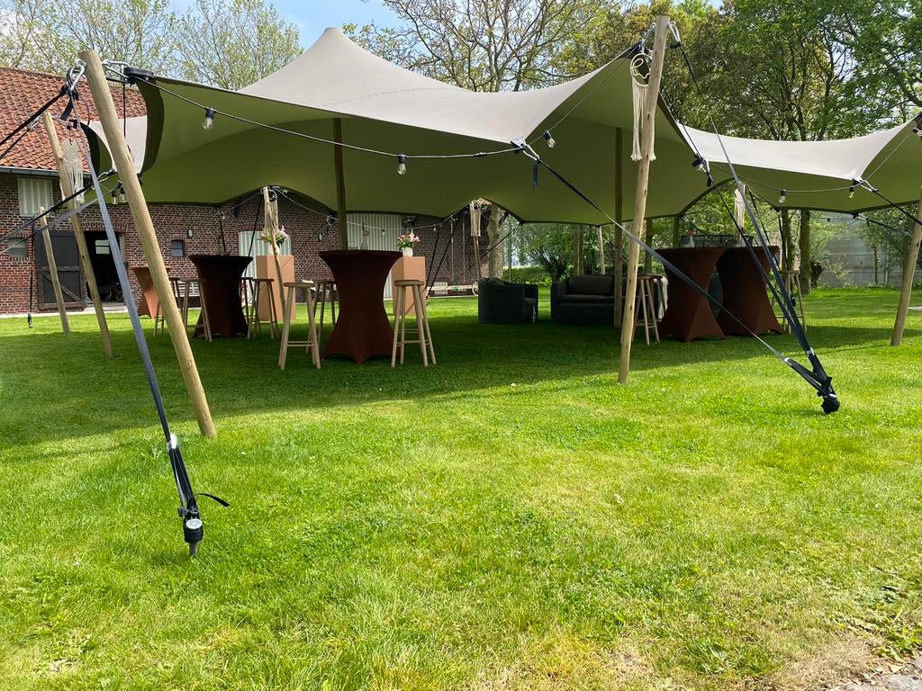 Stretchtent te huur, Tuin en Terras, Ophalen, Zo goed als nieuw