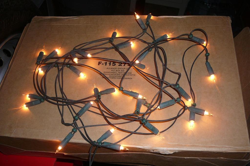 Kerstversiering -  Witte kerstlichtjes (doos 10), Ophalen of Verzenden