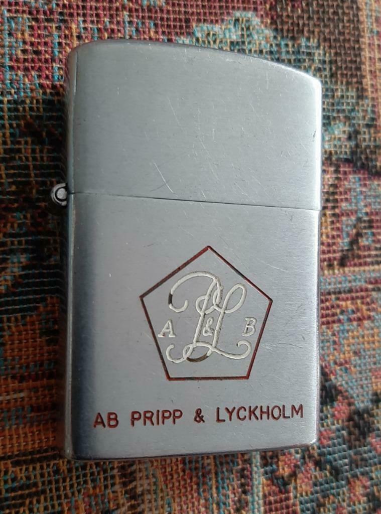 Briquet rare AB Pripp & Lickholm Suède 1950 /1960, Collections, Enlèvement ou Envoi, Briquet