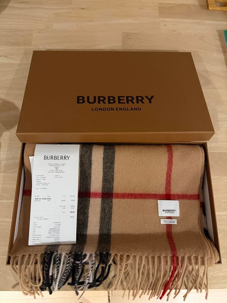 Burberry Sjaal, Ophalen of Verzenden, Nieuw, Sjaal