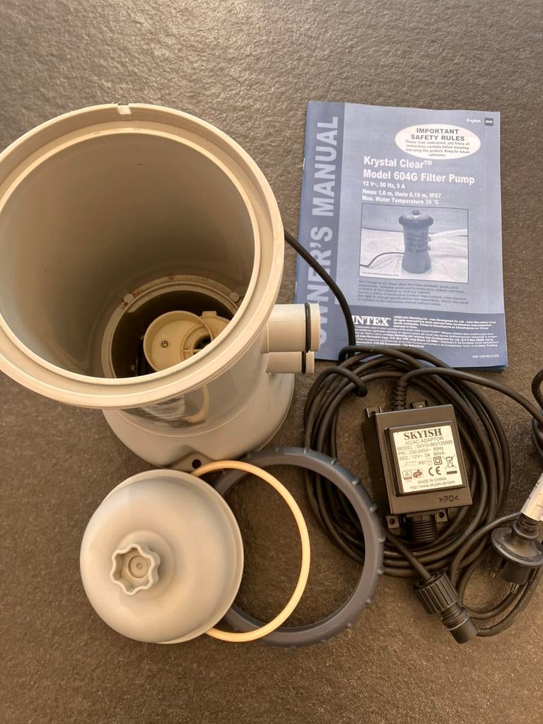 Intex filterpomp 604G, Enlèvement, Utilisé, Pompe