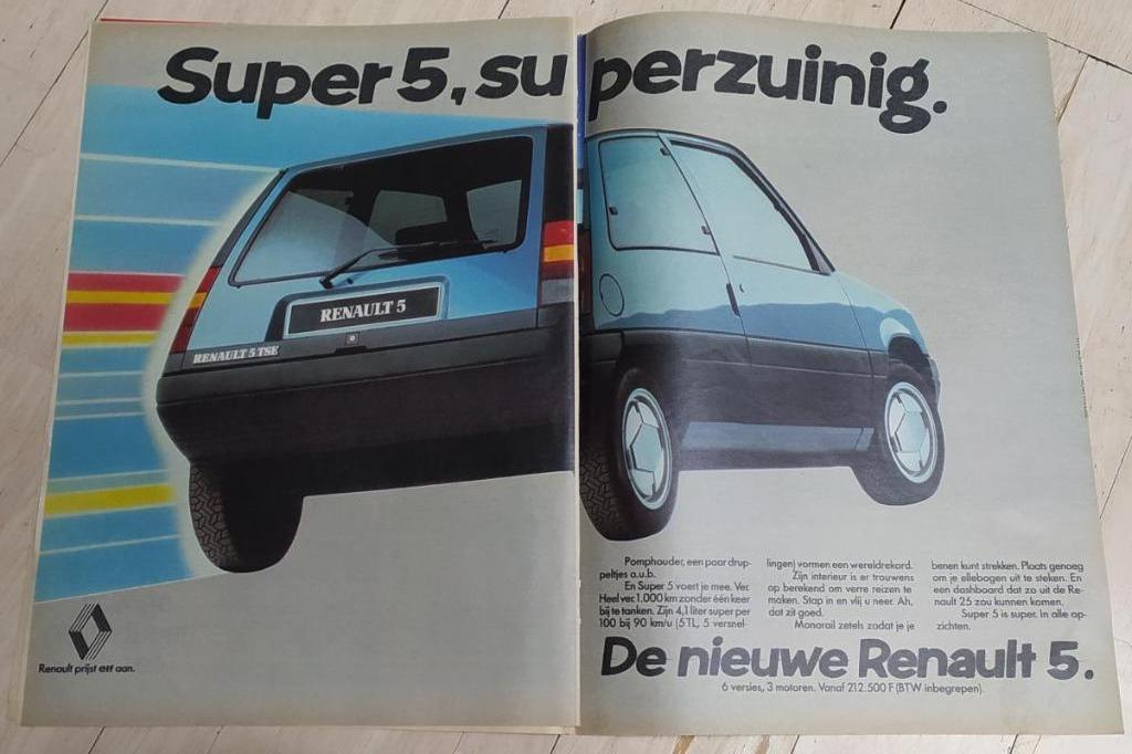 papieren advertentie Renault 5, Enlèvement ou Envoi