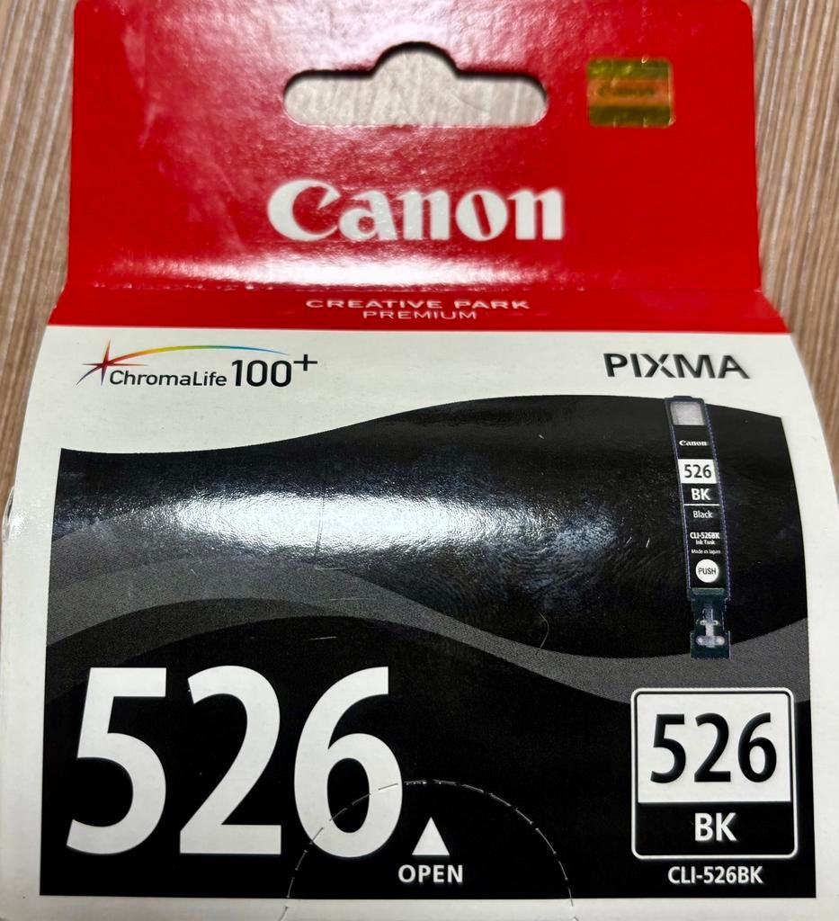 Canon 526 BK / CLI-526BK, Ophalen of Verzenden, Nieuw, Cartridge, Canon