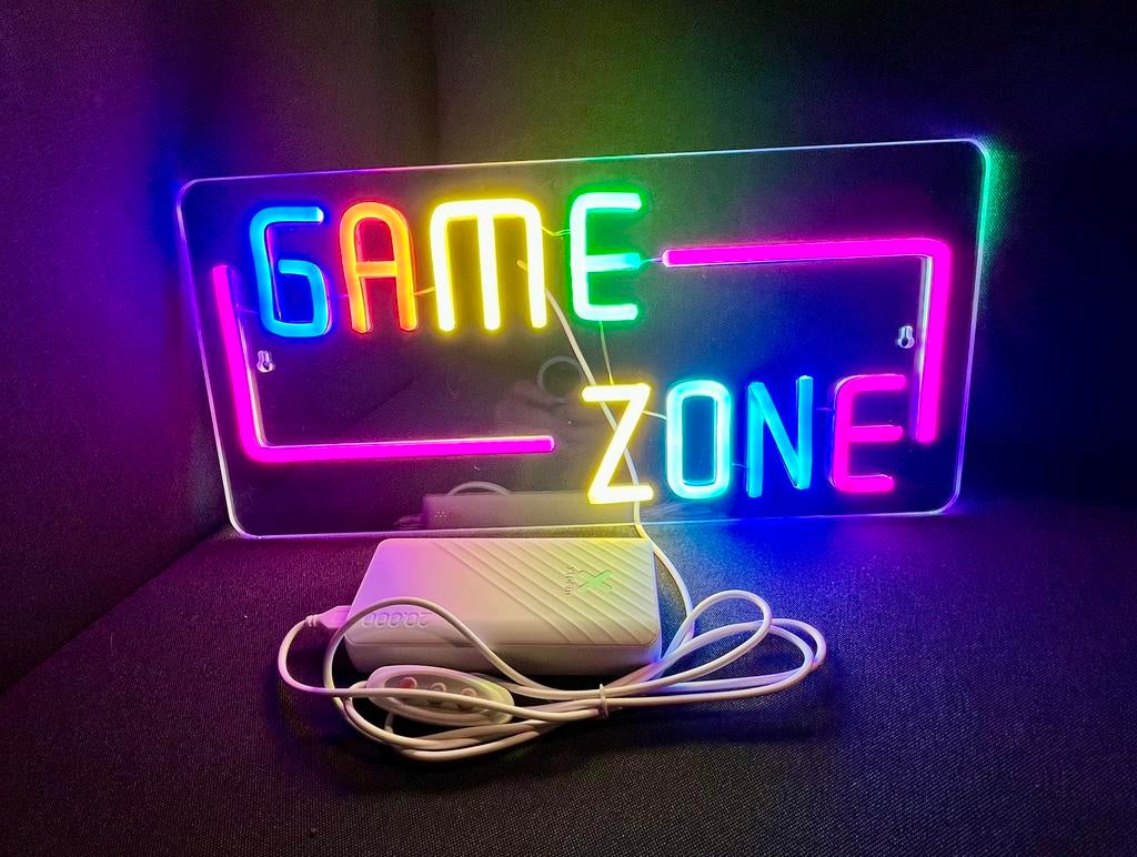 Zone de jeu Neon Light, Enlèvement ou Envoi, Neuf, Table lumineuse ou lampe (néon)