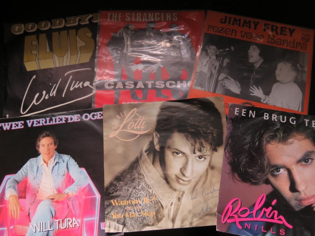 LOT 25 x 7" VINYL - VLAAMSE-POP 45 RPM, Cd's en Dvd's, Ophalen of Verzenden, Gebruikt, Overige formaten, Pop