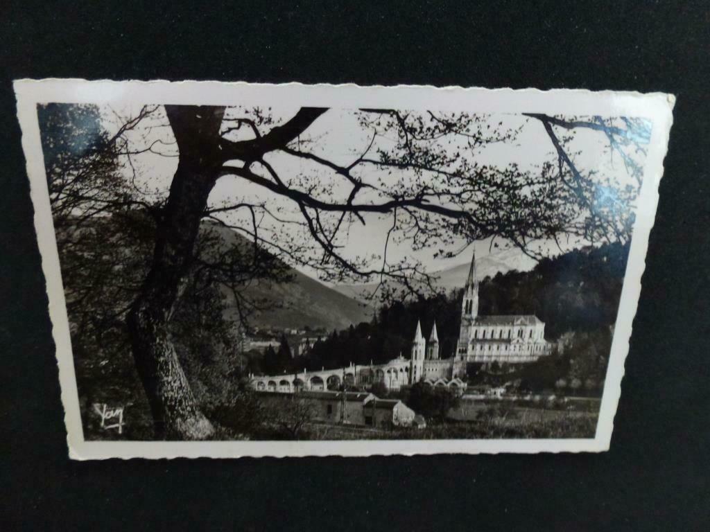 carte postale ancienne Lourdes La Basilique, Collections, Envoi, Affranchie, France