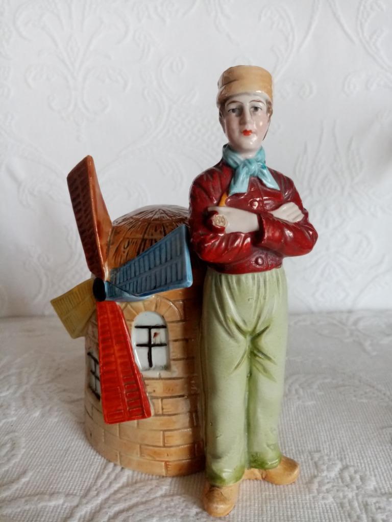Tabakspot van Duits porselein 1920/30s (17cm), Ophalen of Verzenden