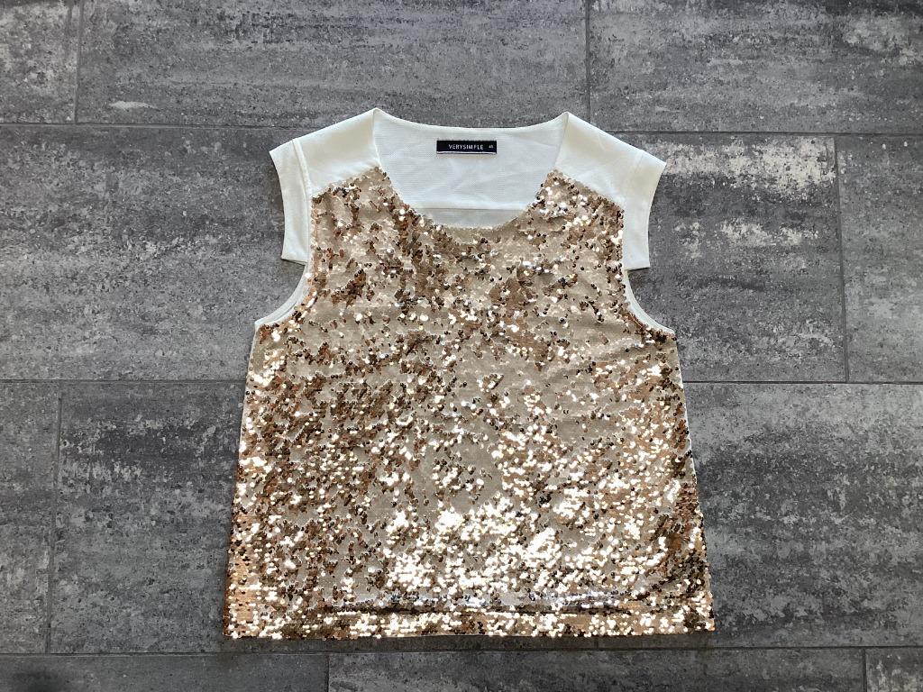 Blouse Very Simple 42, Kleding | Dames, Overige kleuren, Maat 42/44 (L), Nieuw, Very Simple