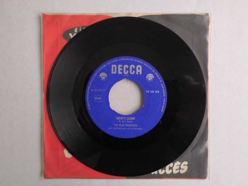 THE BLUE DIAMONDS - Cathy's clown (single), Enlèvement ou Envoi, Single, Comme neuf, Pop