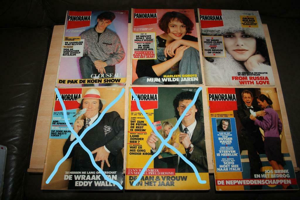 PANORAMA 1990, Boeken, Tijdschriften en Kranten, Ophalen, Gelezen, Overige typen