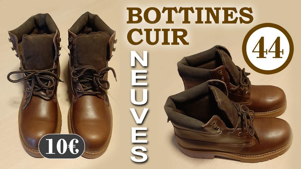 BOTTINES taille 44 - NEUVES, Brun, Enlèvement, Neuf, Chaussures de marche