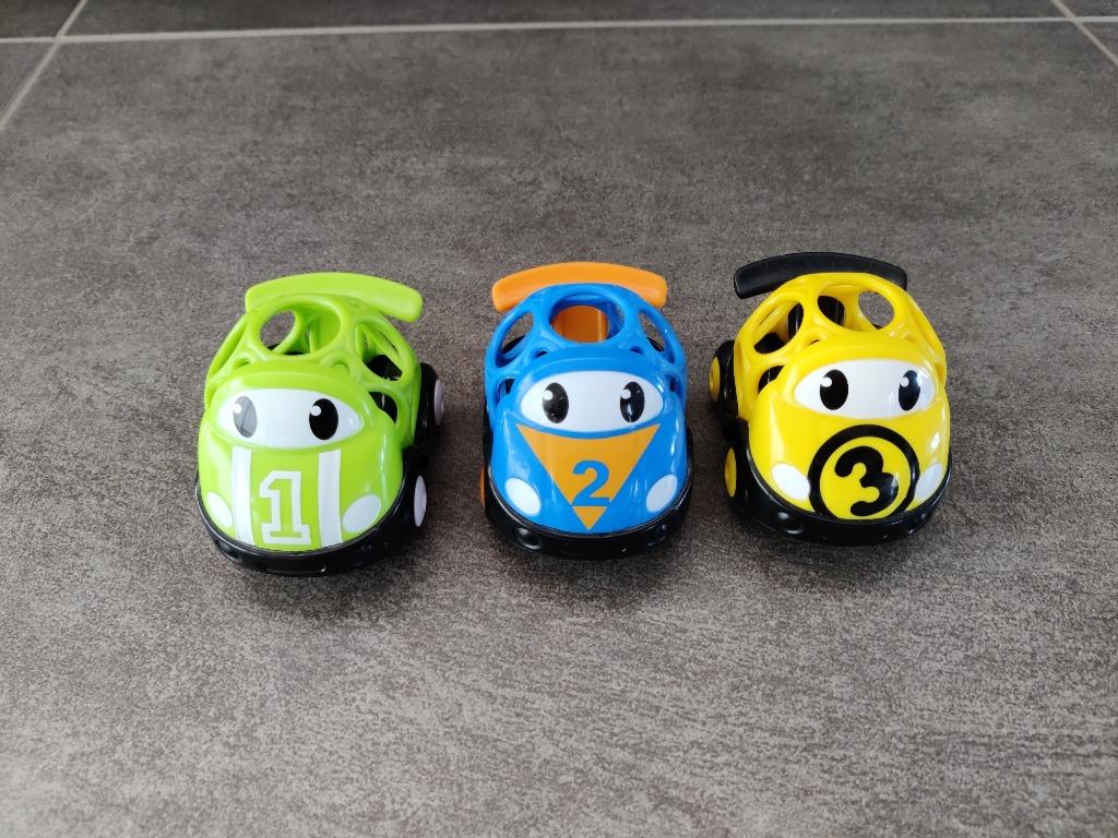Oball auto go grippers 3 stuks, Kinderen en Baby's, Ophalen, Zo goed als nieuw, Auto
