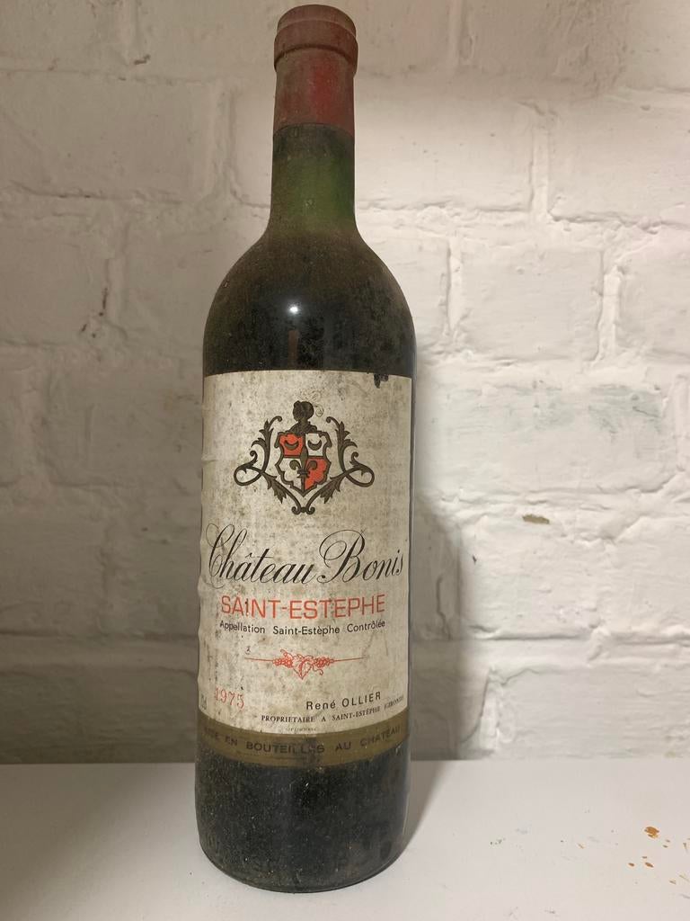 Chateau Bonis St Estèphe 1975, Pleine, Comme neuf, Enlèvement, Vin rouge