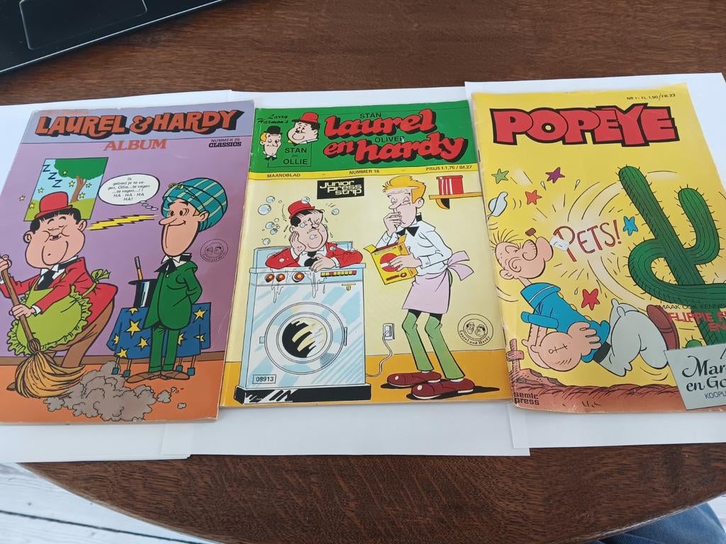 3 vintage comics, Ophalen of Verzenden, Gelezen