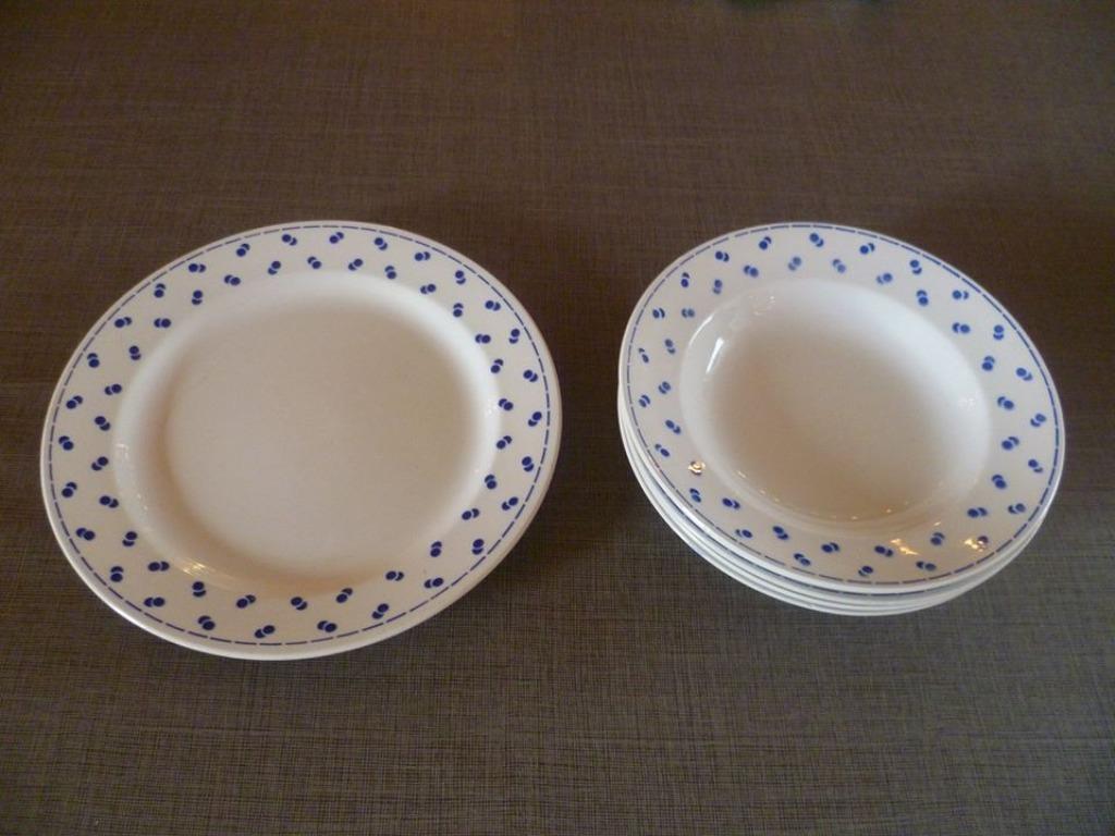 Boch petits pois borden en schaal, Ophalen of Verzenden