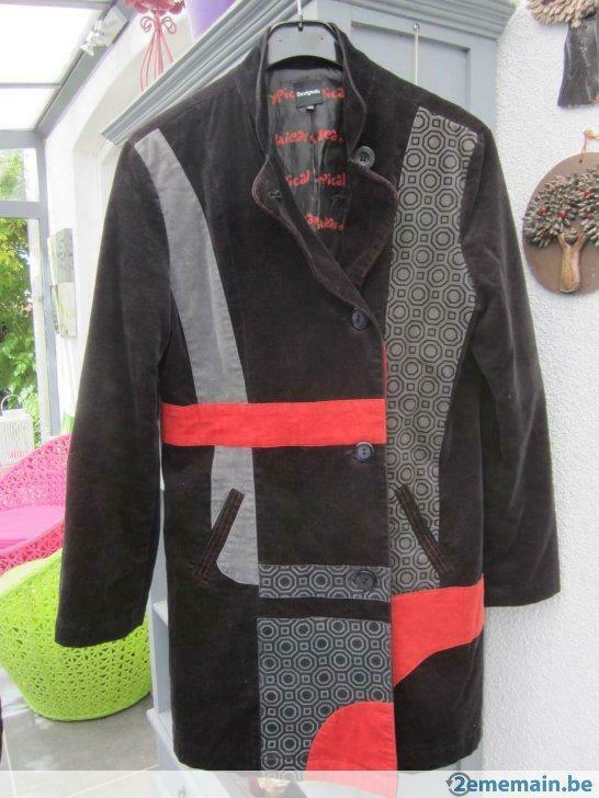 Manteau Desigual, Ophalen of Verzenden, Gedragen, Maat 42/44 (L)