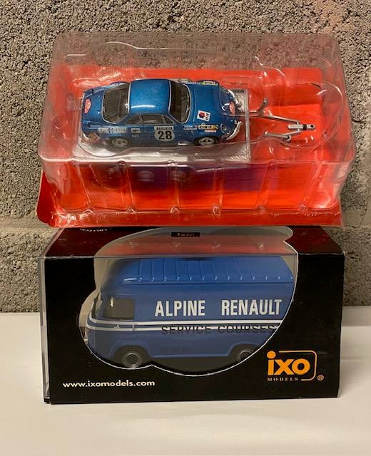 IXO 1:43 Rallye Monte Carlo-SG2 Assist Van +Alpine A110, Ophalen of Verzenden