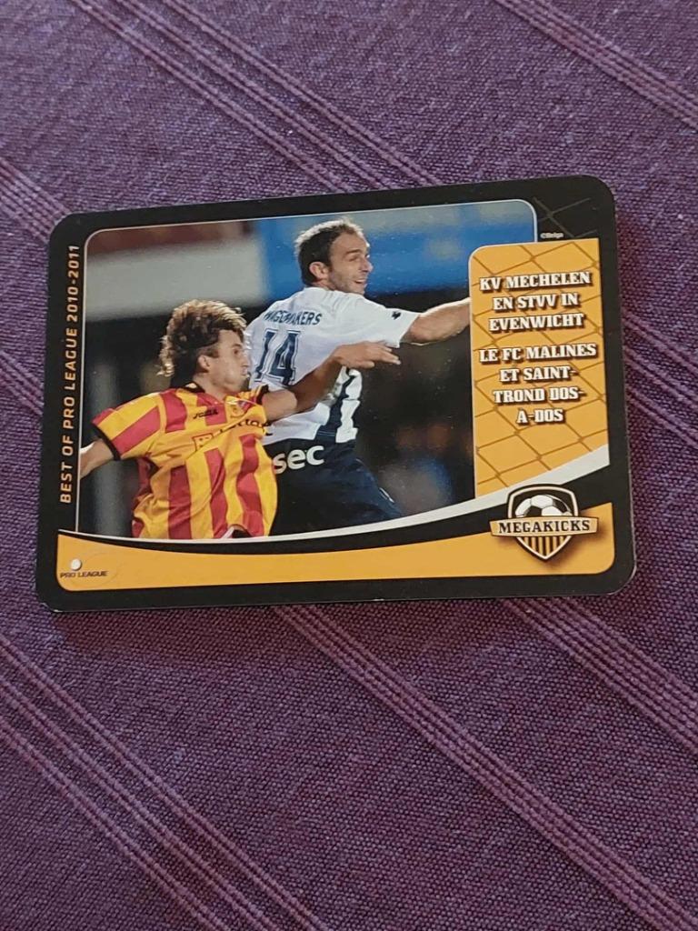 Voetbalkaart : Megakicks / KVM - STVV / 2010-2011, Envoi, Comme neuf, Cartes de joueur