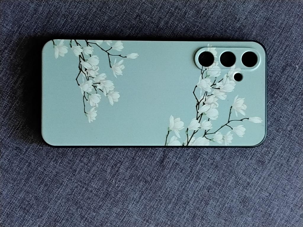 Samsung A16 Siliconen hoesje Cover Magnolie, Ophalen of Verzenden, Nieuw, Overige modellen, Frontje of Cover