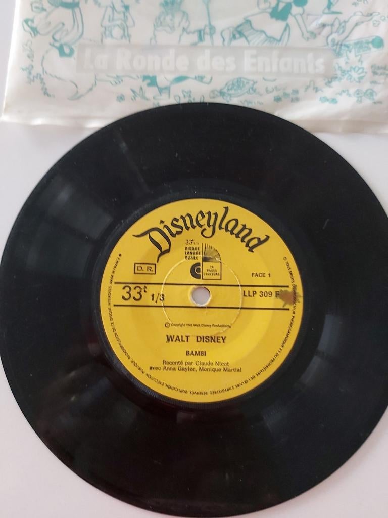 Bambi - Disney - verhaal en liedjes, Cd's en Dvd's, Vinyl | Kinderen en Jeugd, Ophalen of Verzenden, Zo goed als nieuw, Verhaal of Sprookje
