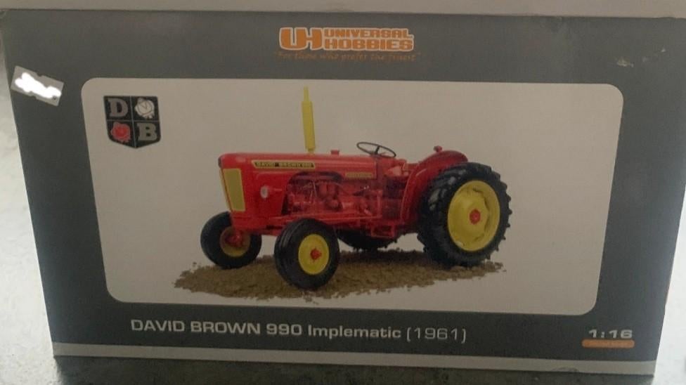 David Brown 990 implematic (1961) universal hobbies 1:16, Enlèvement ou Envoi, Neuf, Autres types, Autres marques