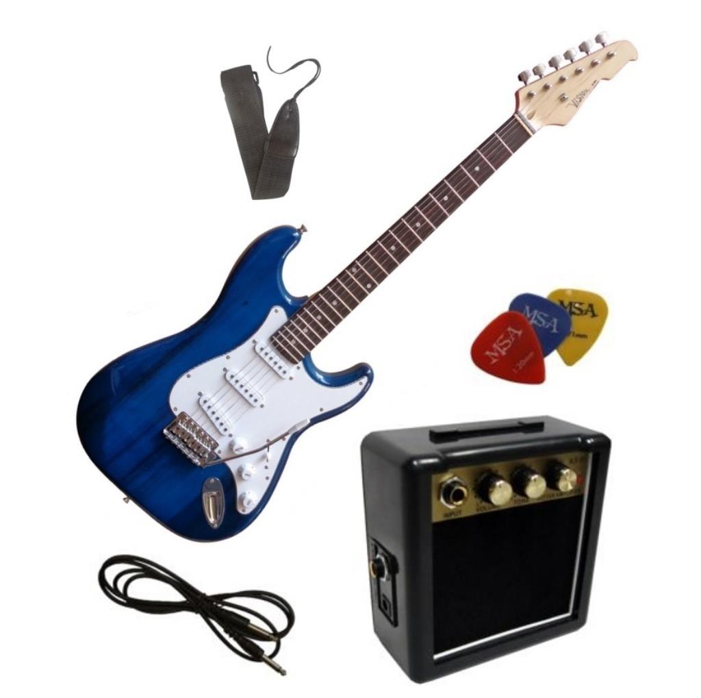 Elektrische gitaar voor kinderen (met versterker), Muziek en Instrumenten, Ophalen of Verzenden, Nieuw, Overige merken, Met versterker
