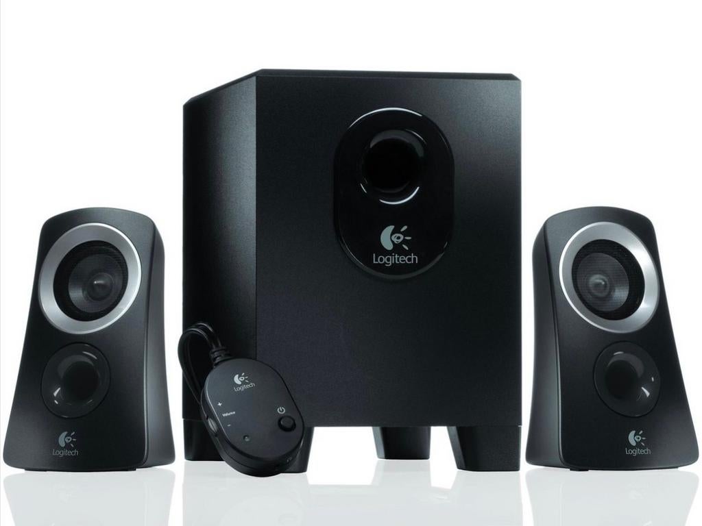 Logitech z313 2 enceintes + caisson de basse, Enlèvement, Comme neuf