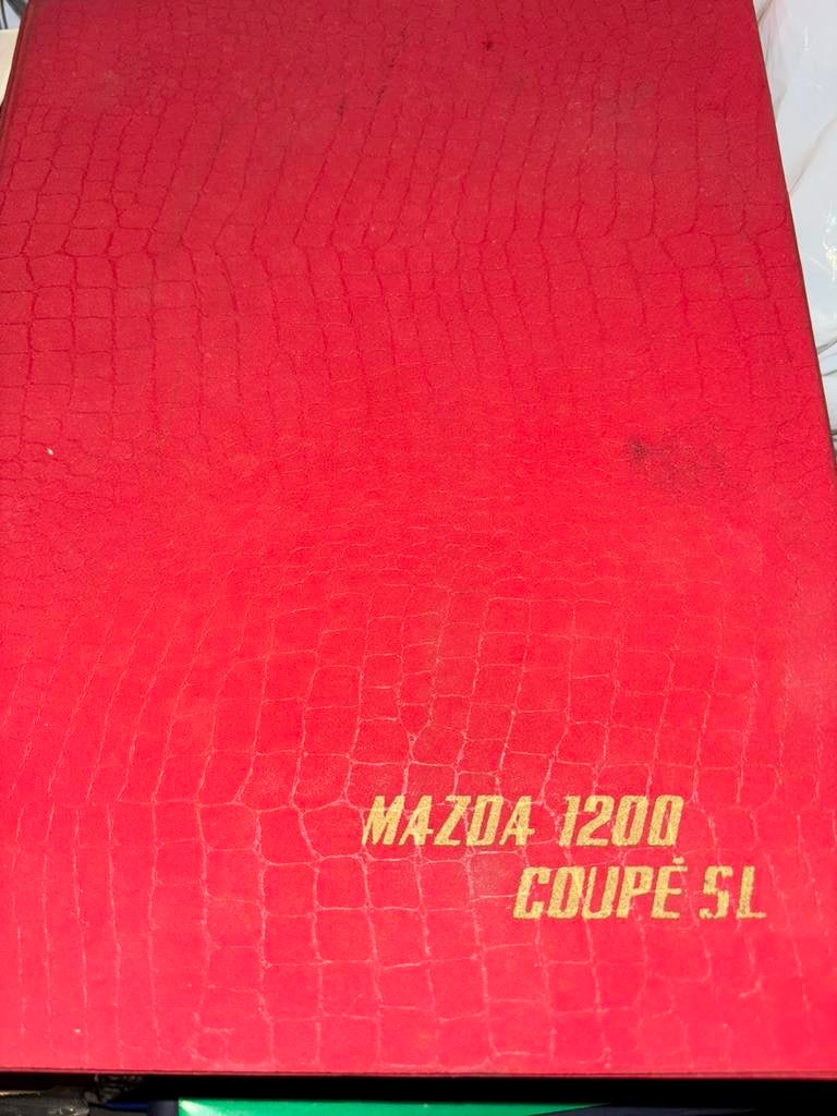 Partsmanual Mazda 1200 SL Coupe 1967-, Ophalen of Verzenden