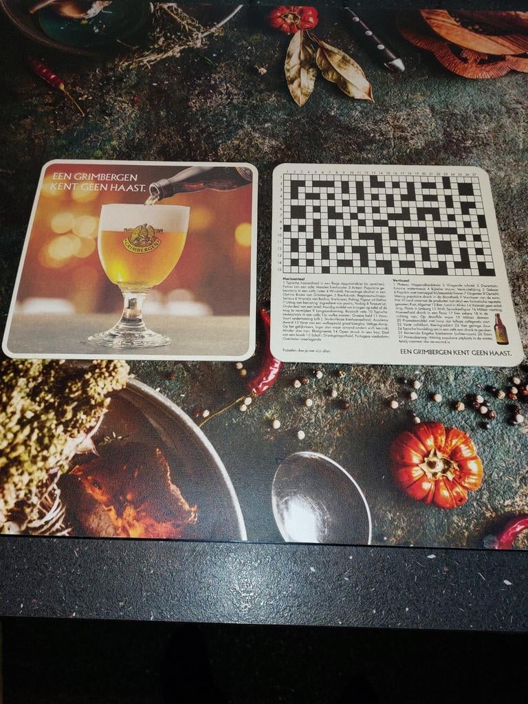 Grand sous-bock Grimbergen, Enlèvement ou Envoi, Comme neuf, Sous-bock, Autres marques