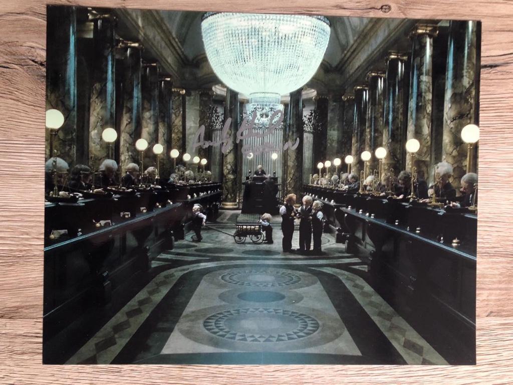 Autographe / dédicace Andy Herd (Harry Potter), Collections, Musique, Artistes & Célébrités, Enlèvement ou Envoi, Comme neuf, Photo ou Carte