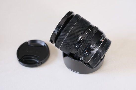 Fujifilm XF 18-55mm f/2.8-4 OIS, Ophalen, Zo goed als nieuw, Standaardlens, Zoom