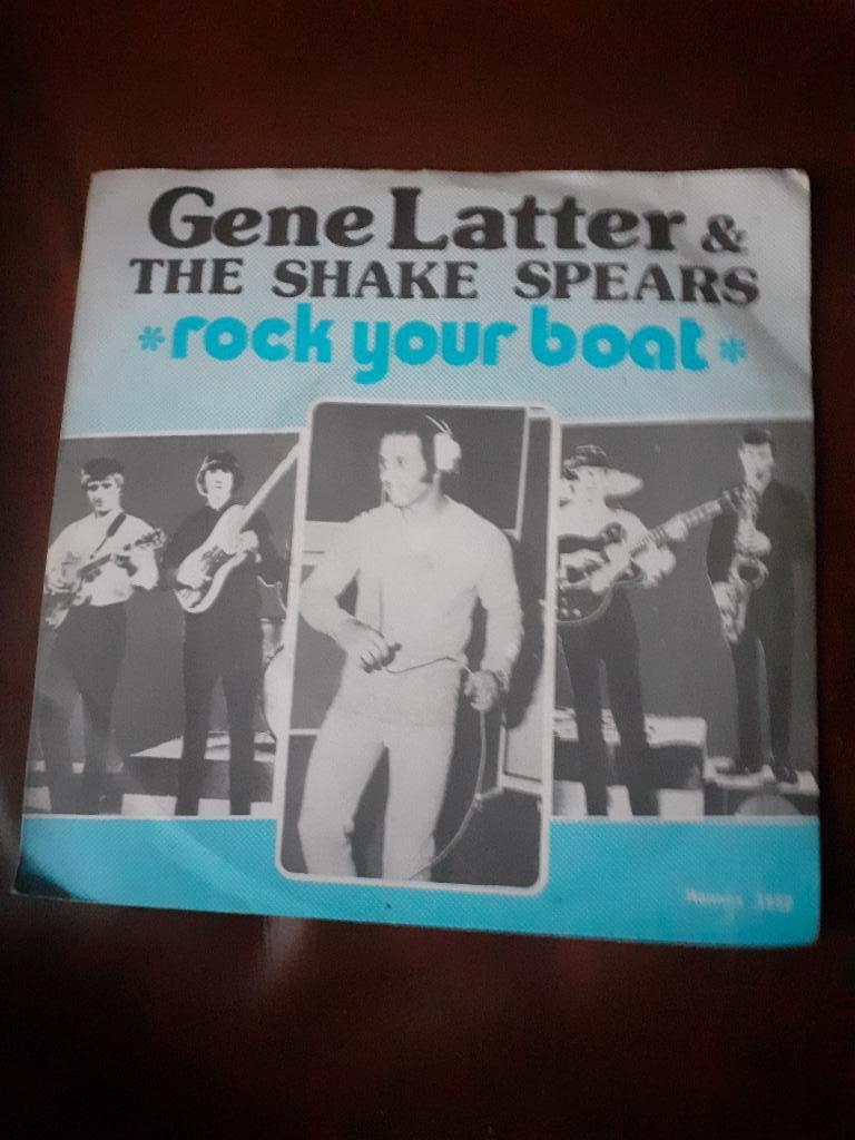 45T Gene Latter & Shakespears : Rock your boat (Belpop), Ophalen of Verzenden