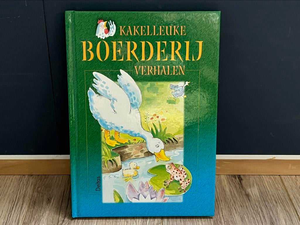‘ Kakelleuke boerderijverhalen ‘ verhaaltjesboek, Ophalen of Verzenden, Zo goed als nieuw, Voorleesboek