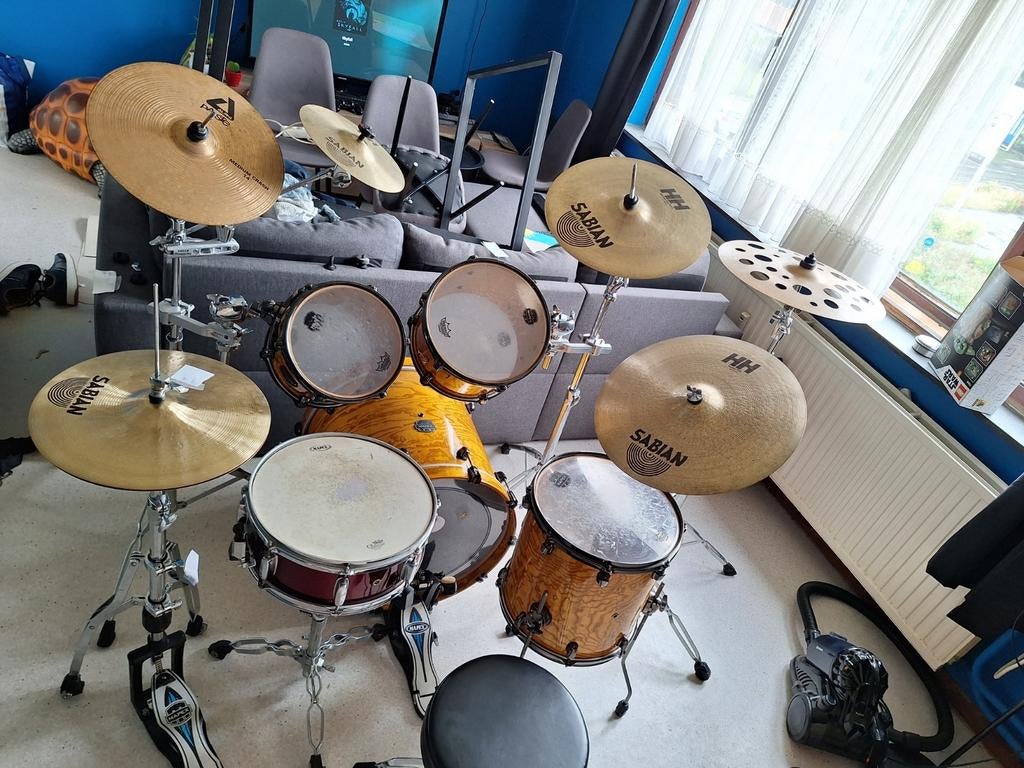 Mapex drum, oranje exotische kleur. Prijs bespreekbaar, Musique & Instruments, Batteries & Percussions, Enlèvement, Comme neuf
