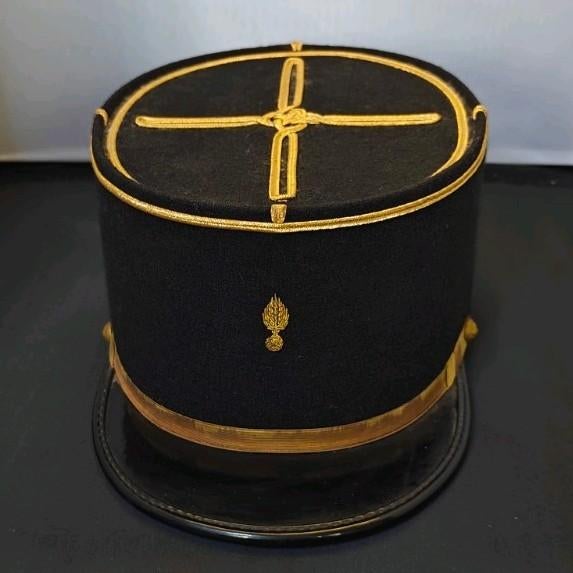 Vintage Franse Genie
 kepi-hoed voor officieren 1950, Ophalen of Verzenden, Landmacht