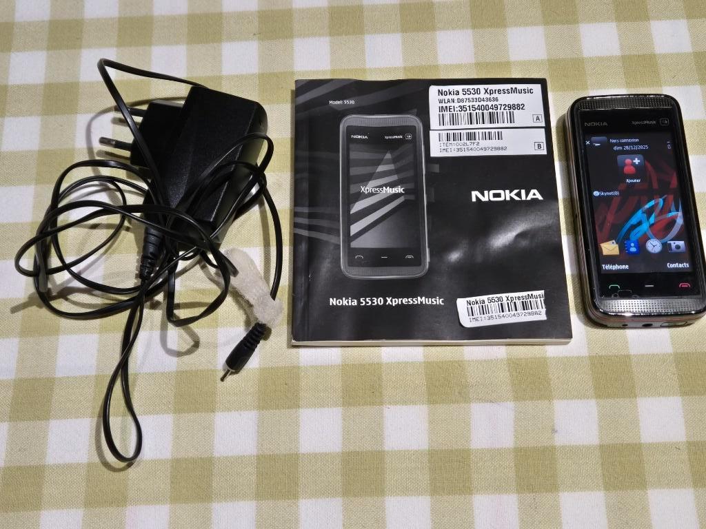 Nokia 5530 XpressMusic, Telecommunicatie, Gebruikt, Zwart, Touchscreen, Ophalen of Verzenden