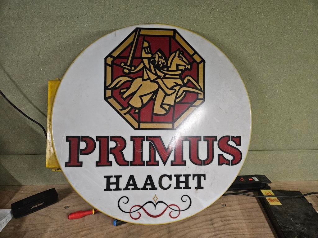 Tableau lumineux Primus Haacht 83 cm, Enlèvement ou Envoi