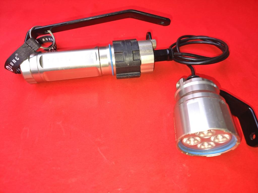 Aqualung LED-50W-T1 TORCHES  by FA&MI, Enlèvement ou Envoi, Utilisé, Lampe de plongée