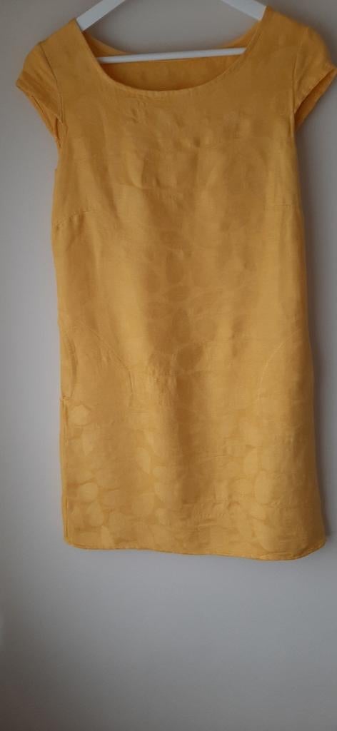 Geel jurkje met zakken ( maat 36), Enlèvement, Taille 36 (S), Jaune