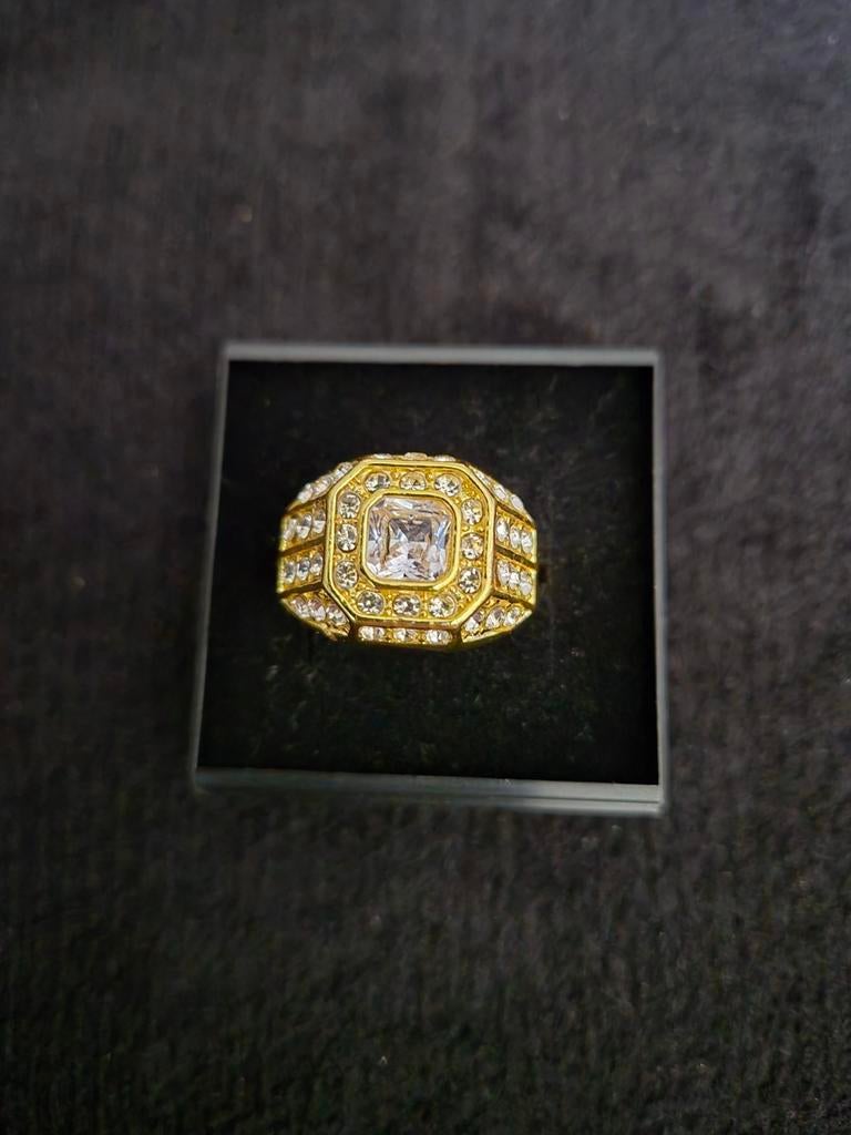 Nieuwe ring voor heren maat 10, Ophalen of Verzenden, Nieuw, Goud, Heer