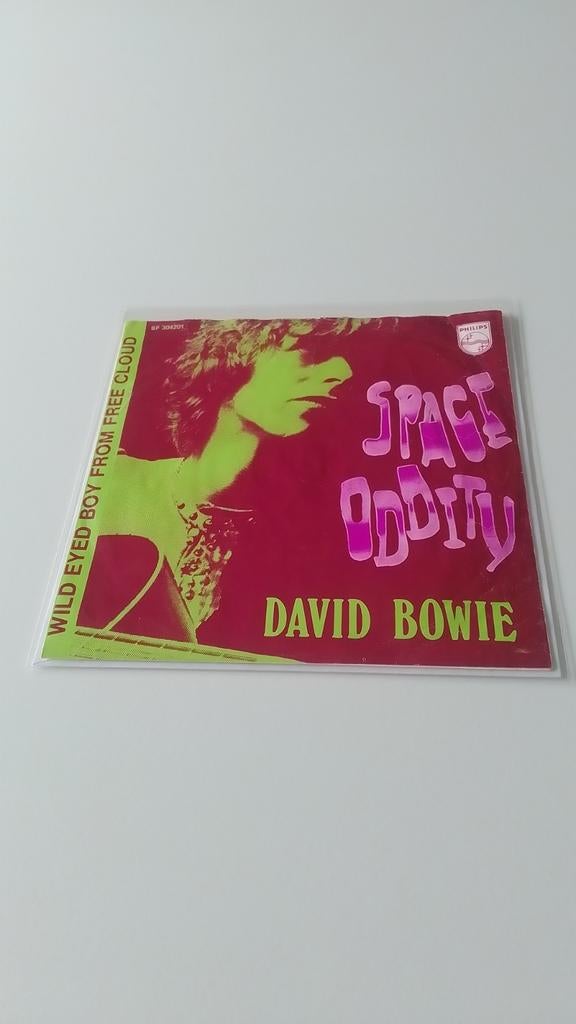 David Bowie -Space Oddity 1969 weird Belgium 7", Enlèvement ou Envoi, Utilisé